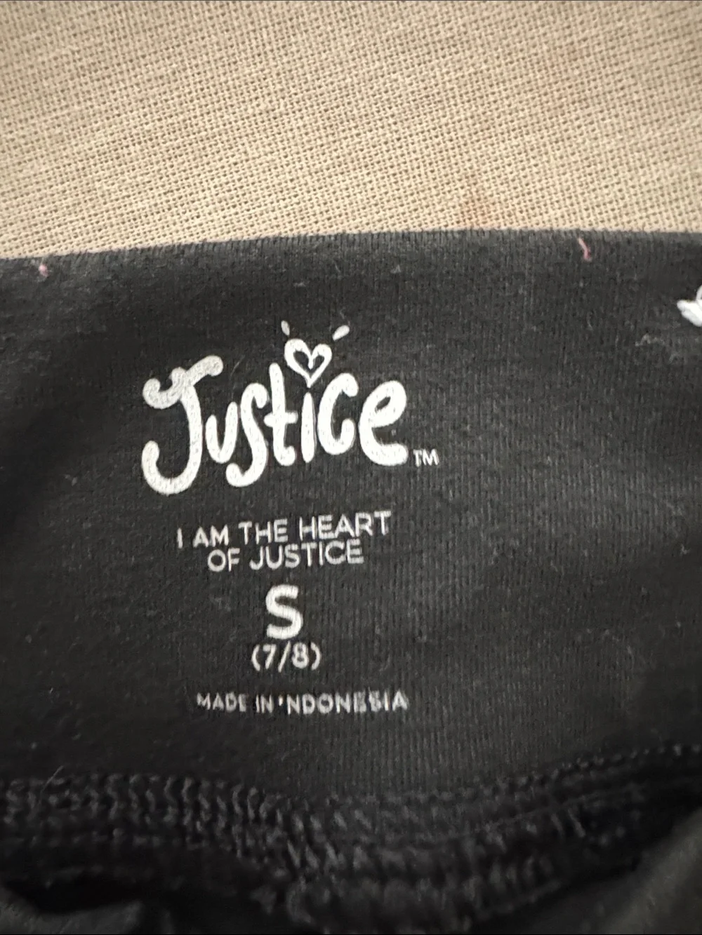 Justice Black Wide-Leg Cargo Pocket Pants
